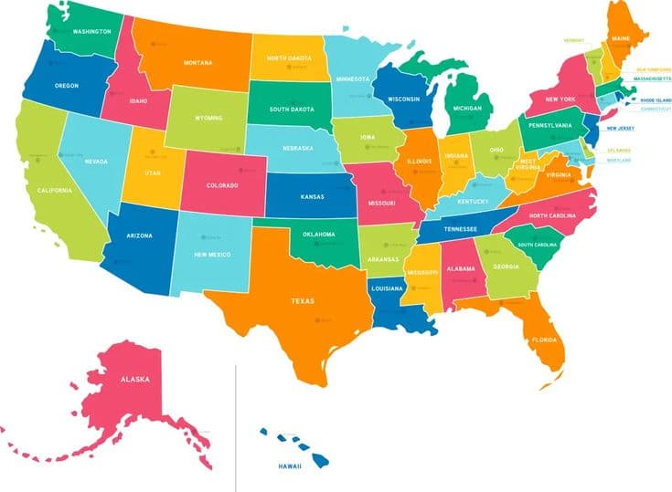 US Office Location Map in Delaware