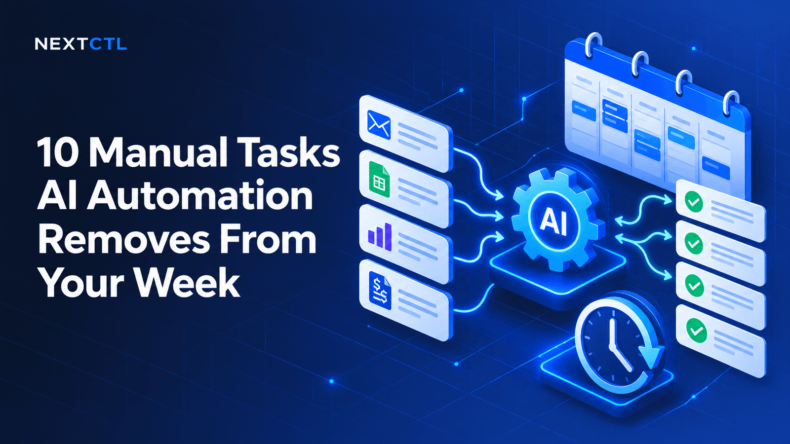 10 Manual Tasks AI Automation Removes From Your Week