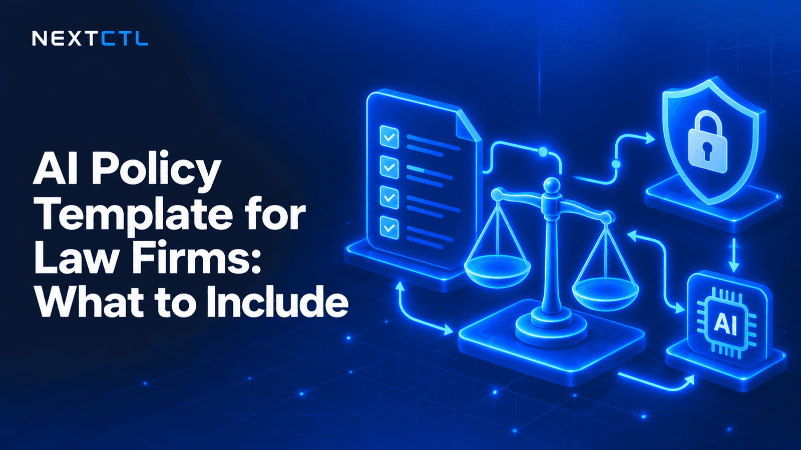 AI Policy Template for Law Firms: What to Include