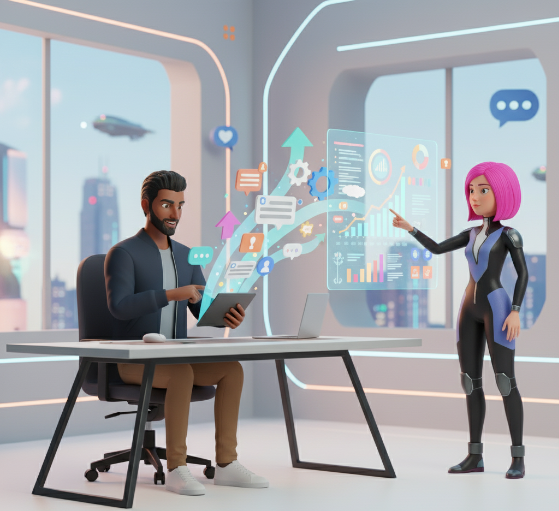 AI chatbot qualifying website leads with intelligent conversation